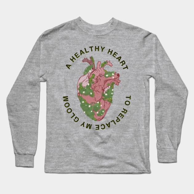 Healthy Heart Long Sleeve T-Shirt by Creighcreigh